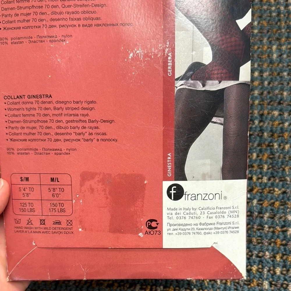 Red and Black Fishnet Tights